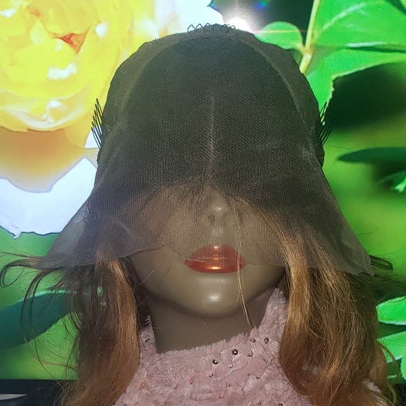 16 inch Ombre 1B/4/27 lace front Human hair wig - Picture 6 of 8